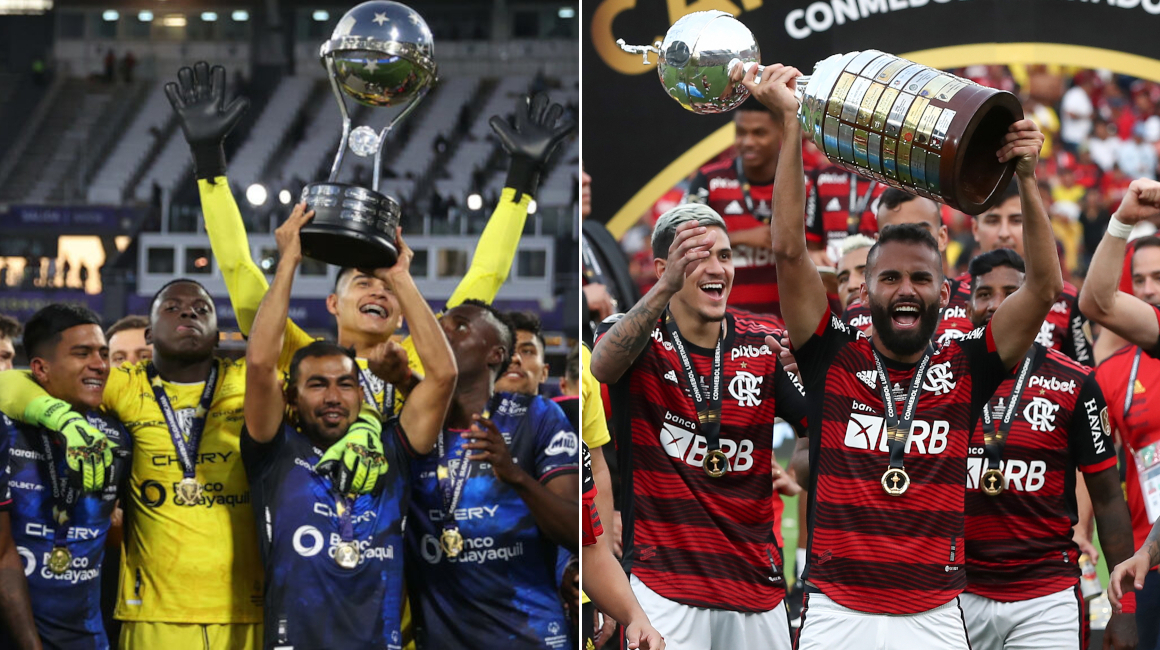 Independiente del Valle fue campeón de la Sudamericana y Flamengo ganó la Libertadores en 2022.