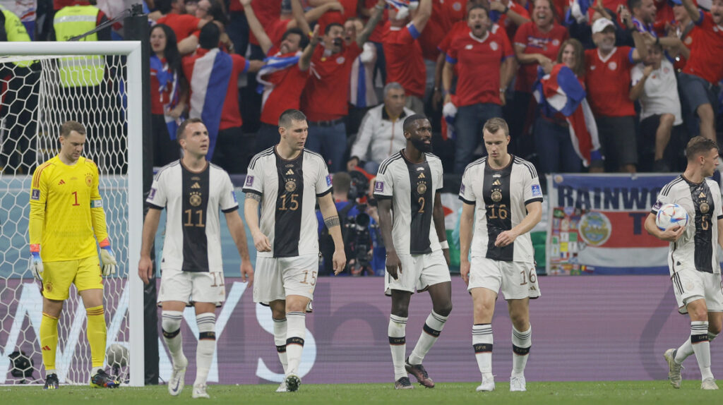Data: Alemania vence 4-2 a Costa Rica pero queda eliminada