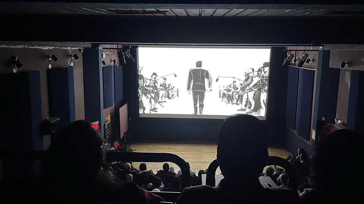 Presentación del documental 'Se fue a volver', en Quito, el 28 de octubre de 2022.