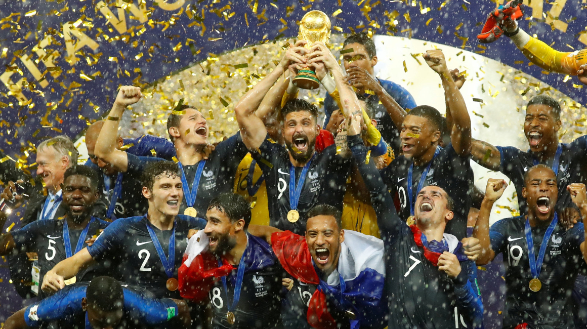 La selección de Francia se consagró campeona en el Mundial de Rusia 2018.