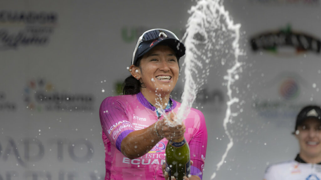 Miryam Núñez, la primera campeona de la Vuelta Femenina al Ecuador