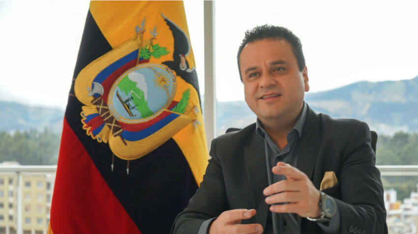 El titular del Ministerio de Inclusión Económica y Social, Esteban Bernal, el 22 de noviembre de 2022.