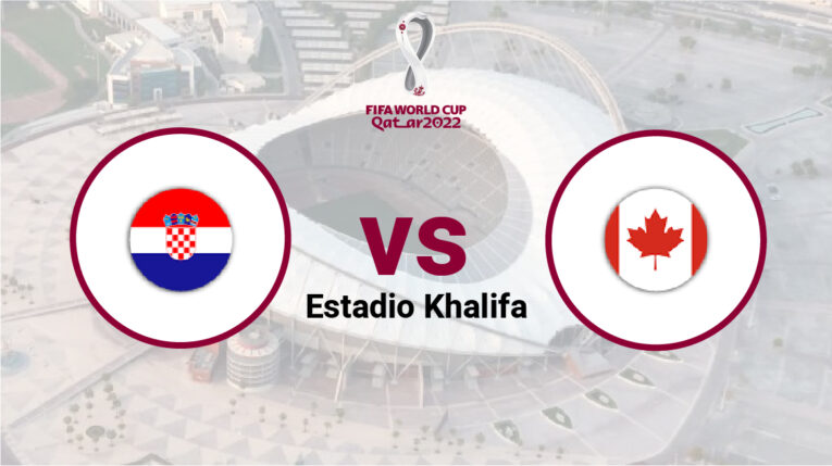 Croacia se enfrenta a Canadá en el estadio Khalifa el 27 de noviembre de 2022.