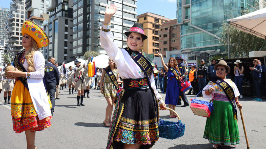 El Desfile de la Confraternidad en Quito se desarrolló este 26 del noviembre de 2022. 