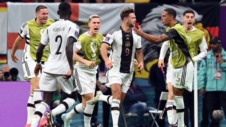 Data: Alemania iguala 1-1 ante España en el Mundial de Qatar
