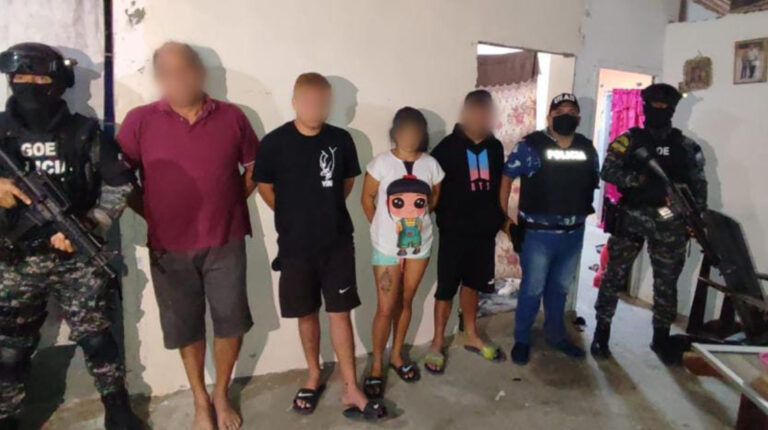 Policía detiene a siete integrantes de Los Choneros en Manabí