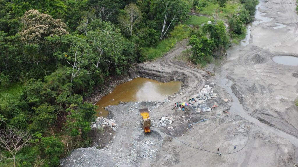 Minería ilegal crece sin control en la provincia amazónica de Napo