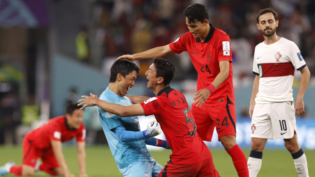 Data: Corea del Sur vence 2-1 a Portugal en el Mundial de Qatar