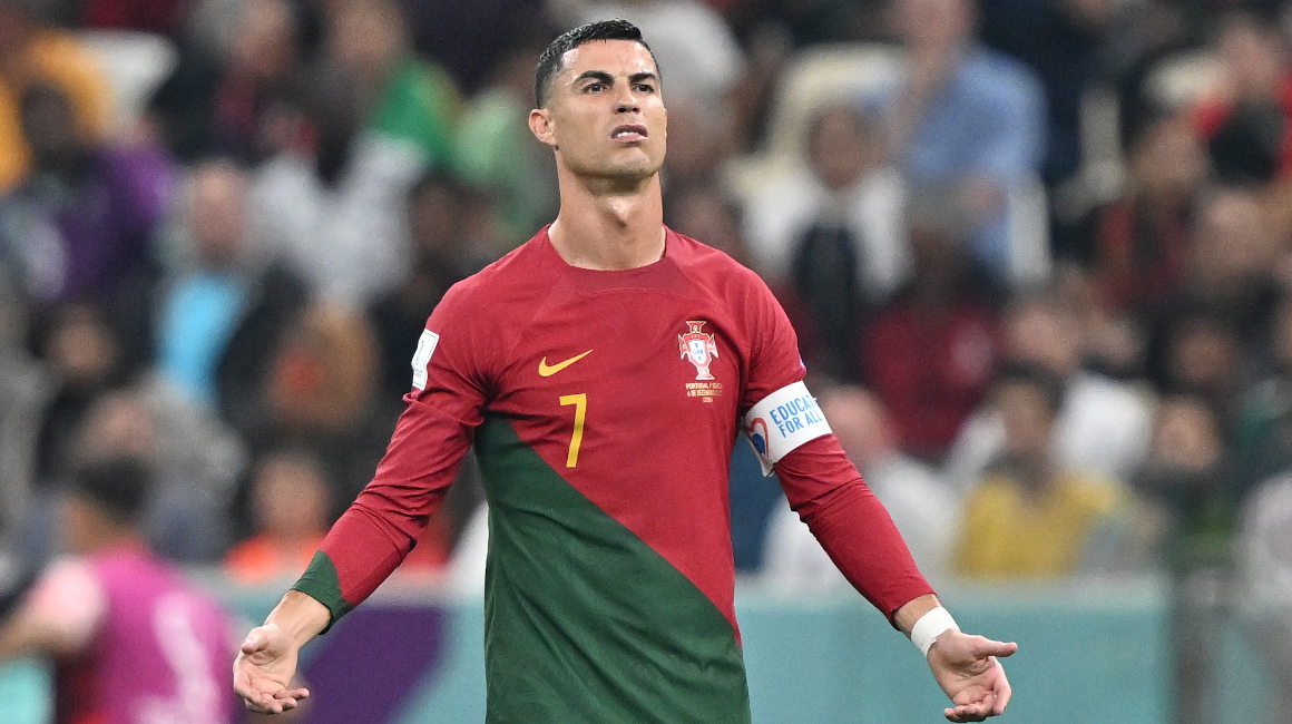 Cristiano Ronaldo durante el partido entre Portugal y Suiza por los octavos de final del Mundial de Qatar, el 6 de diciembre de 2022.