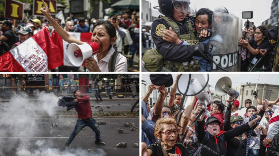 Protestas en Perú por Pedro Castillo y Dina Boluarte