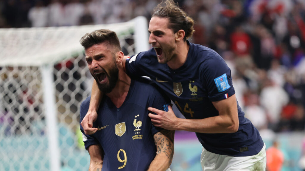 Data: Francia derrota 2-1 a Inglaterra en el Mundial de Qatar