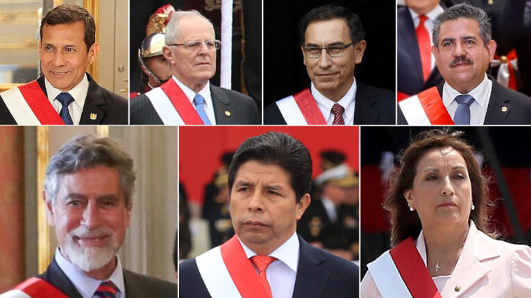 Siete presidentes en una década, un largo periodo de inestabilidad en Perú