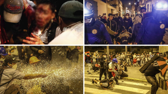 Perú, heridos y fallecidos durante las protestas