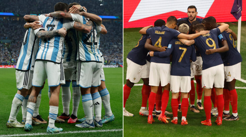 Argentina y Francia se enfrentarán en la final del Mundial de Qatar, el 18 de diciembre de 2022.