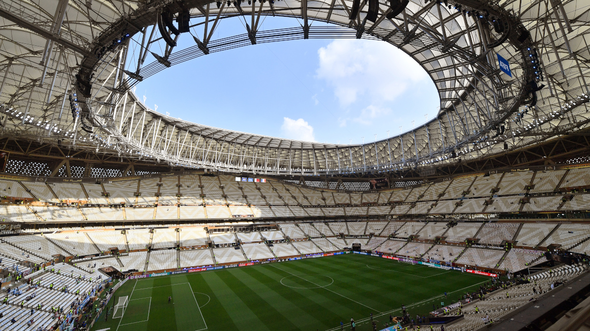Vista general del estadio de Lusail antes de la final del Mundial de Qatar ente Argentina y Francia, el 18 de diciembre de 2022.