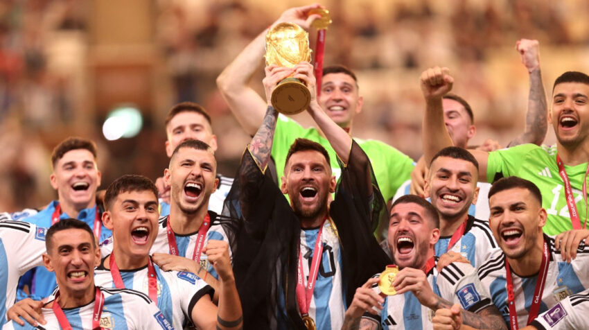 Lionel Messi y Argentina se consagran campeones del Mundial de Qatar.