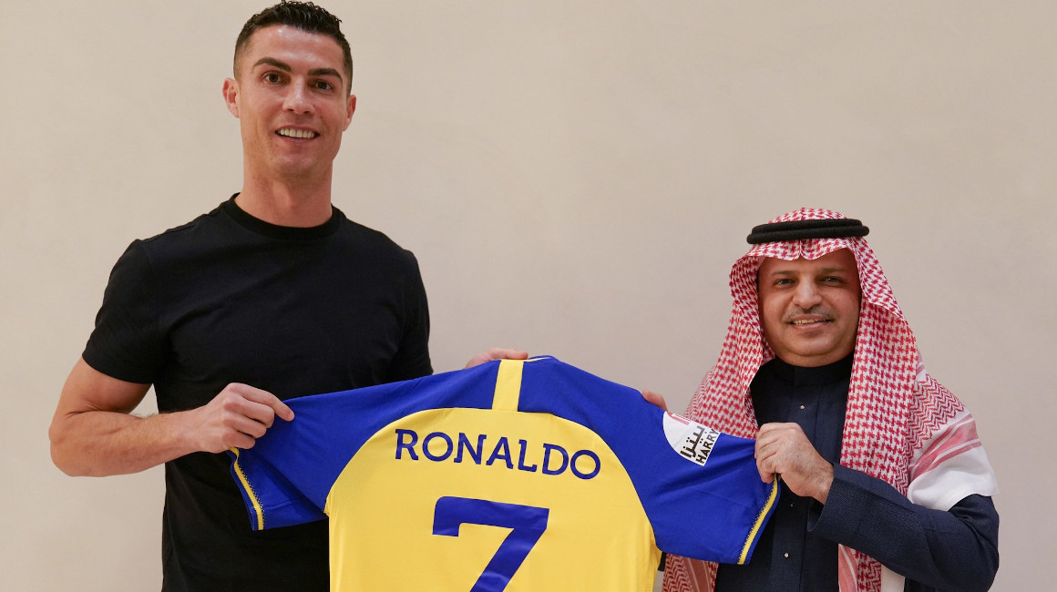 Cristiano Ronaldo fue presentado por el Al Nassr de Arabia Saudita, el 30 de diciembre de 2022.