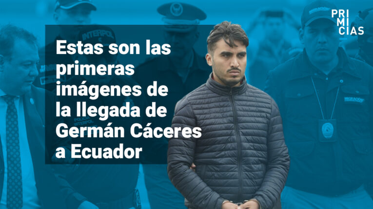 Germán Cáceres llega a Ecuador para enfrentar a la justicia
