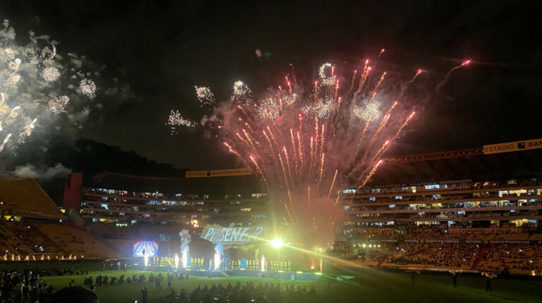 Imagen del show de presentación de los jugadores de Barcelona en la Noche Amarilla 2022, el 29 de enero.