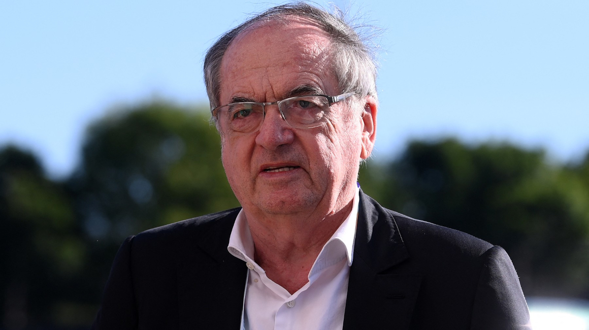 Noël Le Graët, presidente de la Federación Francesa de Fútbol.
