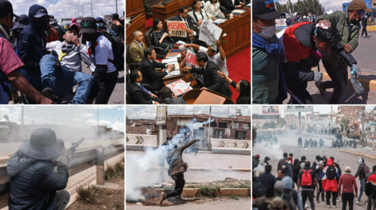 Perú, protestas, manifestantes fallecidos e incidentes en el Congreso