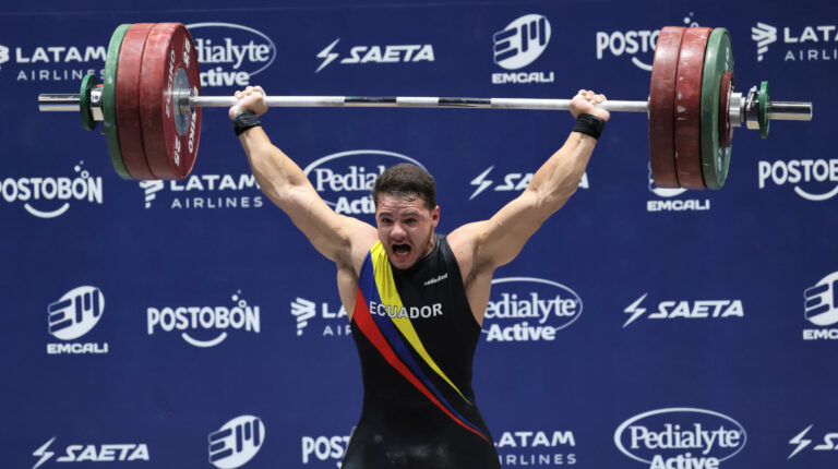 Iván Escudero, en los Juegos Panamericanos Junior de Cali, el 27 de noviembre de 2021.