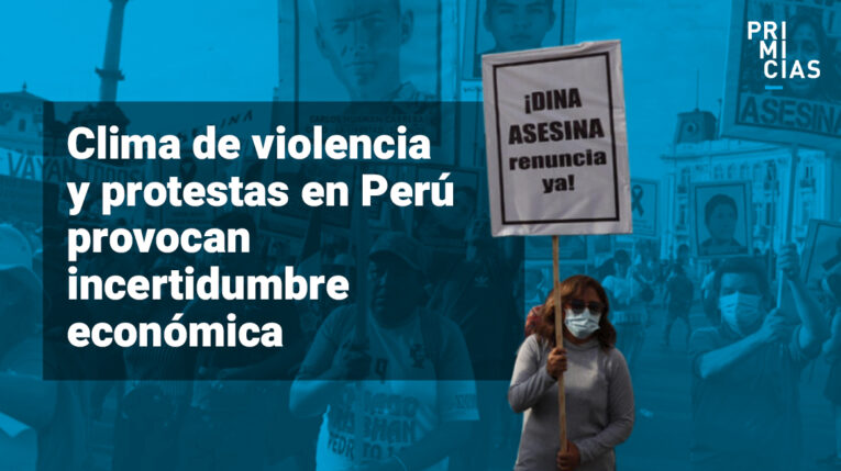 Manifestaciones en Perú afectan la economía.