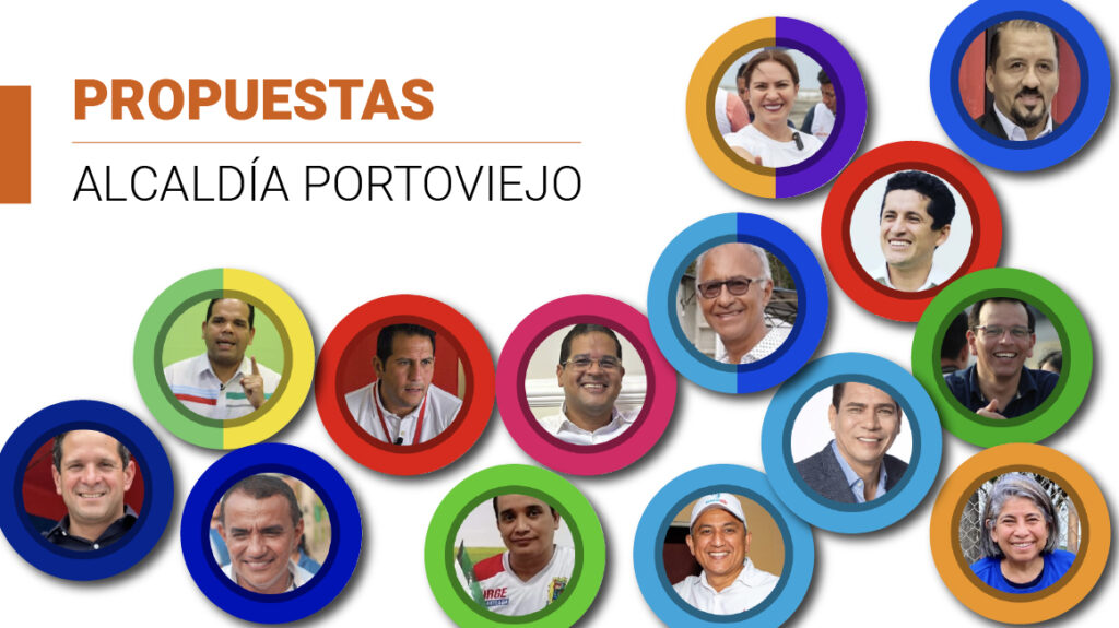 Cuáles son las ofertas de los 14 candidatos a la Alcaldía de Portoviejo