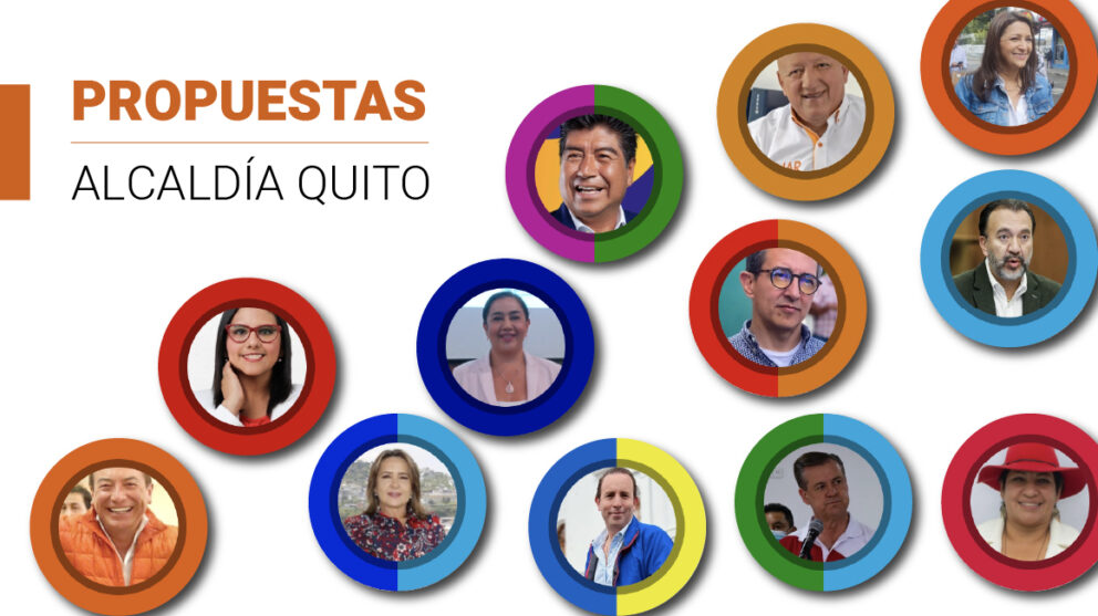 Cuáles son las propuestas de los 12 candidatos a la Alcaldía de Quito
