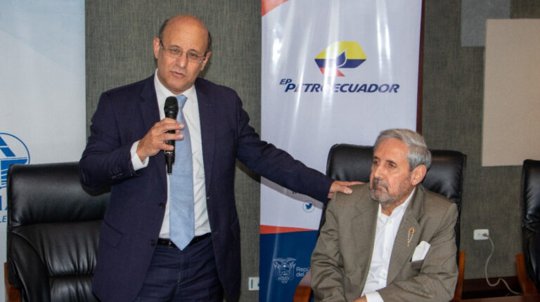 Hernán Luque e Ítalo Cedeño en junio de 2022