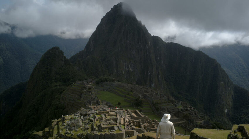 Vista de Machu Picchu, en las afueras de Cuzco, Perú. Abril, 2022. 