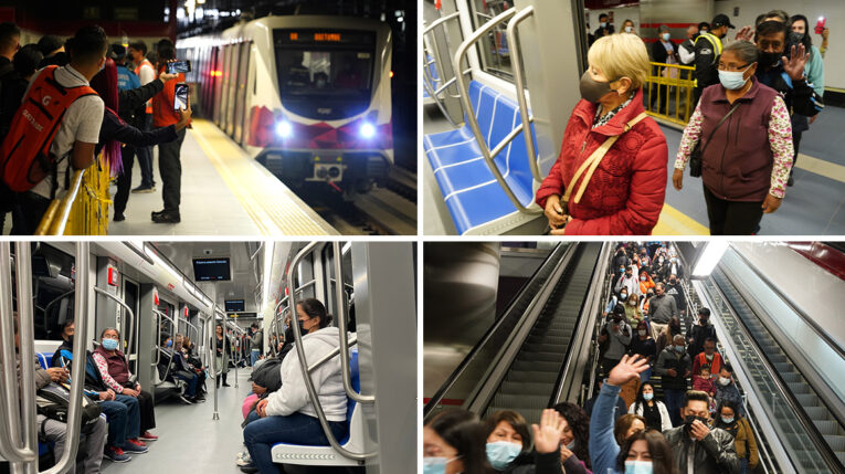 Con 18 días de atraso, el Metro de Quito empieza a moverse con pasajeros