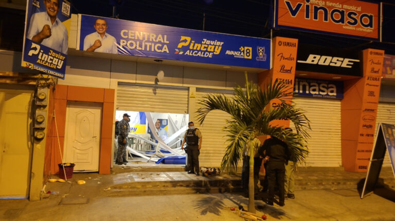 Policía investiga segundo atentado contra candidato Javier Pincay