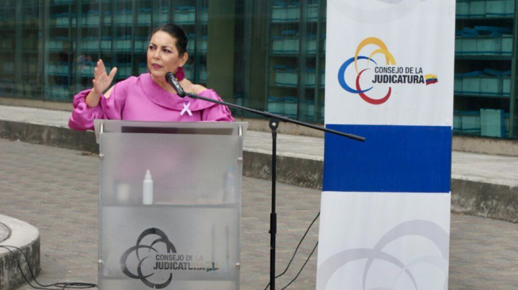 María Josefa Coronel renuncia a la Judicatura en Guayas por presupuesto