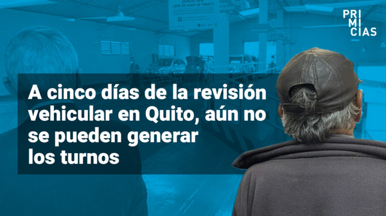 En febrero inicia la revisión vehicular en Quito, el sistema de turnos no funciona