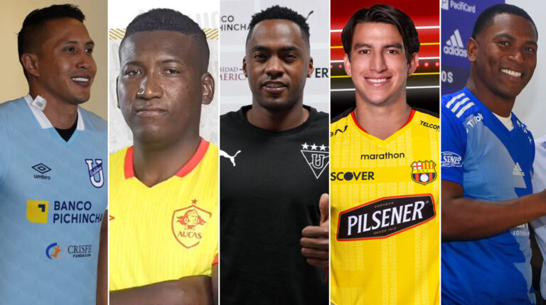 Franklin Guerra, Jhon Jairo Cifuente, Renato Ibarra, Fernando Gaibor y Bryan Angulo son algunos de los fichajes de los equipos de la LigaPro en 2023.
