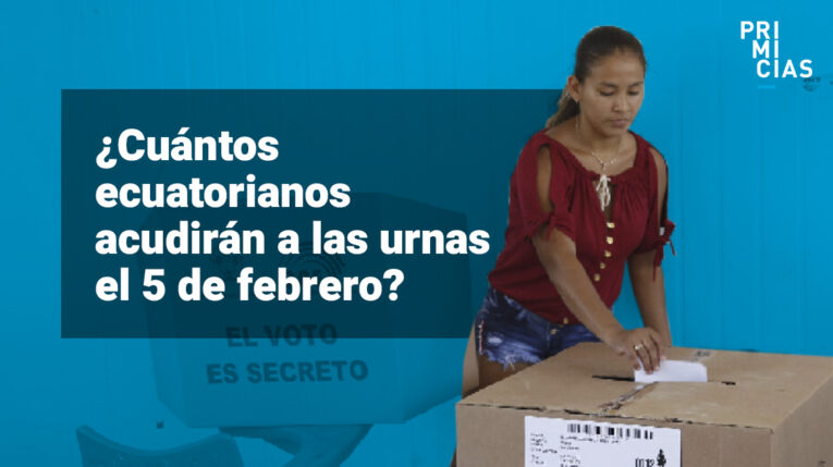 Cuántos ecuatorianos votarán el domingo 5 de febrero