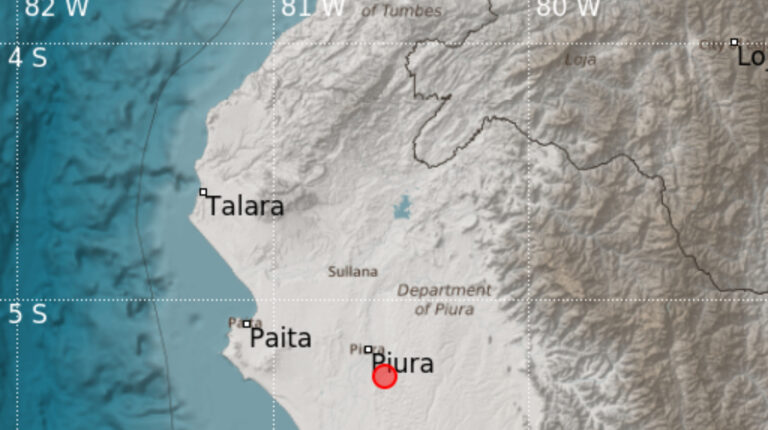 Ocho cantones del sur de Ecuador sintieron sismo en Perú