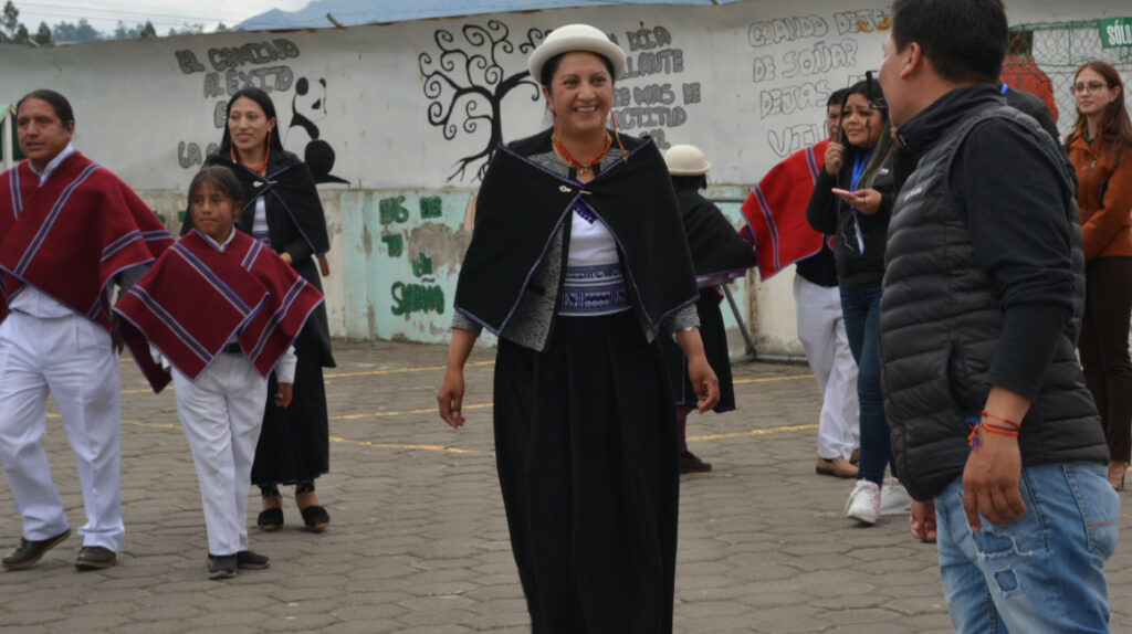 Caiza, la primera mujer indígena en llegar a la Alcaldía de Ambato