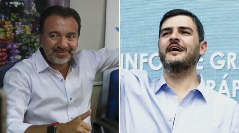 Pabel Muñoz y Aquiles Álvarez fueron electos como alcaldes de Quito y Guayaquil, respectivamente, el 5 de febrero de 2023.