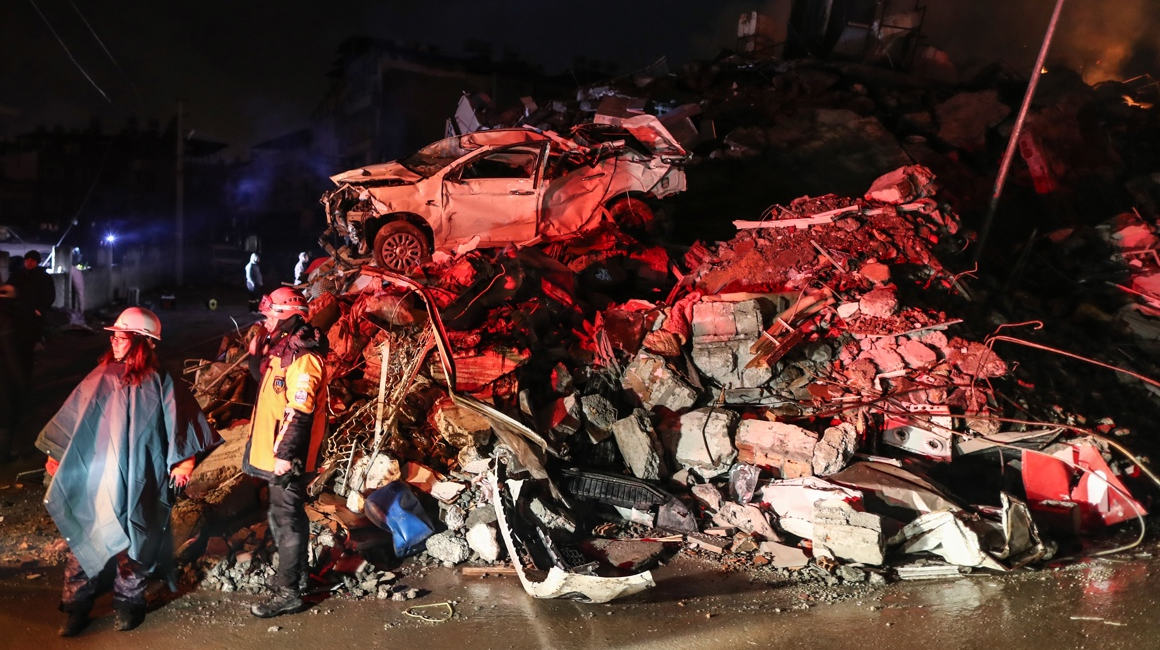 Imágenes de la devastación provocada por una serie de terremotos en Turquía. 6 de febrero de 2023