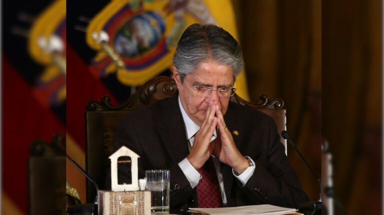 Imagen referencial: el presidente Guillermo Lasso, el 27 de septiembre de 2021.