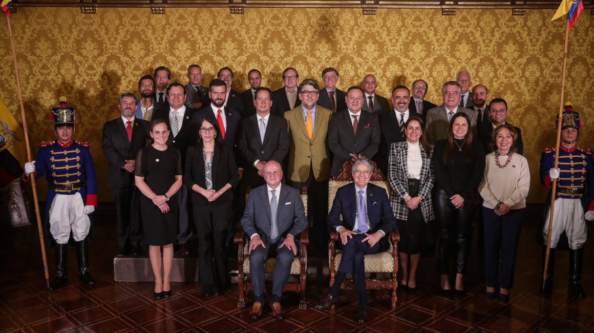 Gabinete del presidente Guillermo Lasso. Quito, 9 de febrero de 2023