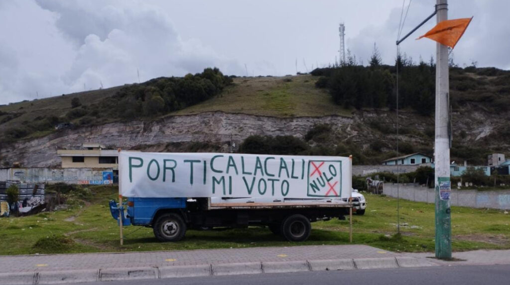 Calacalí aún espera respuesta tras el triunfo del voto nulo