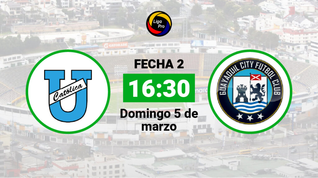 Previa: Universidad Católica vs. Guayaquil City