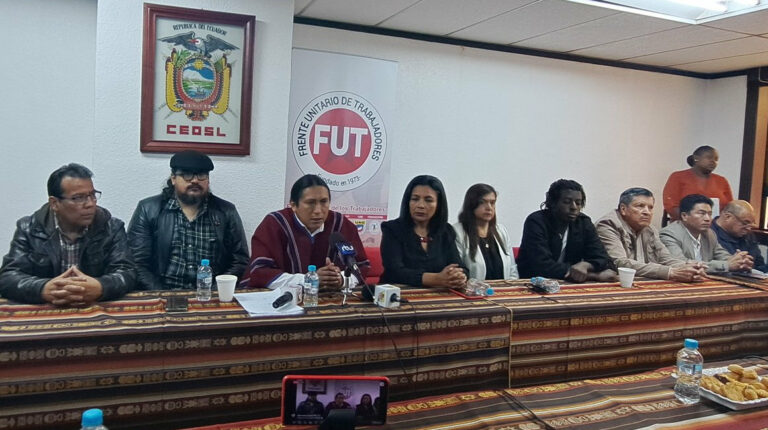 Declaraciones conjuntas del Frente Unitario de Trabajadores y la Ecuarunari, el 10 de febrero de 2023.