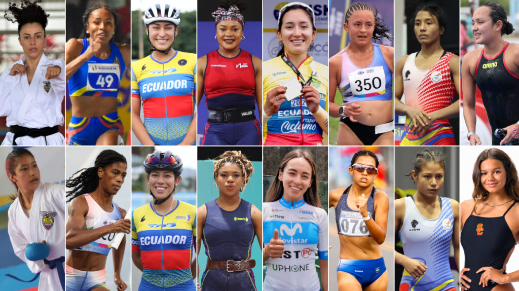 Estrellas y promesas del deporte femenino ecuatoriano