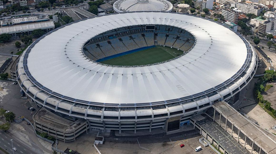 Vista panorámica del estadio Maracaná, en Río de Janeiro.