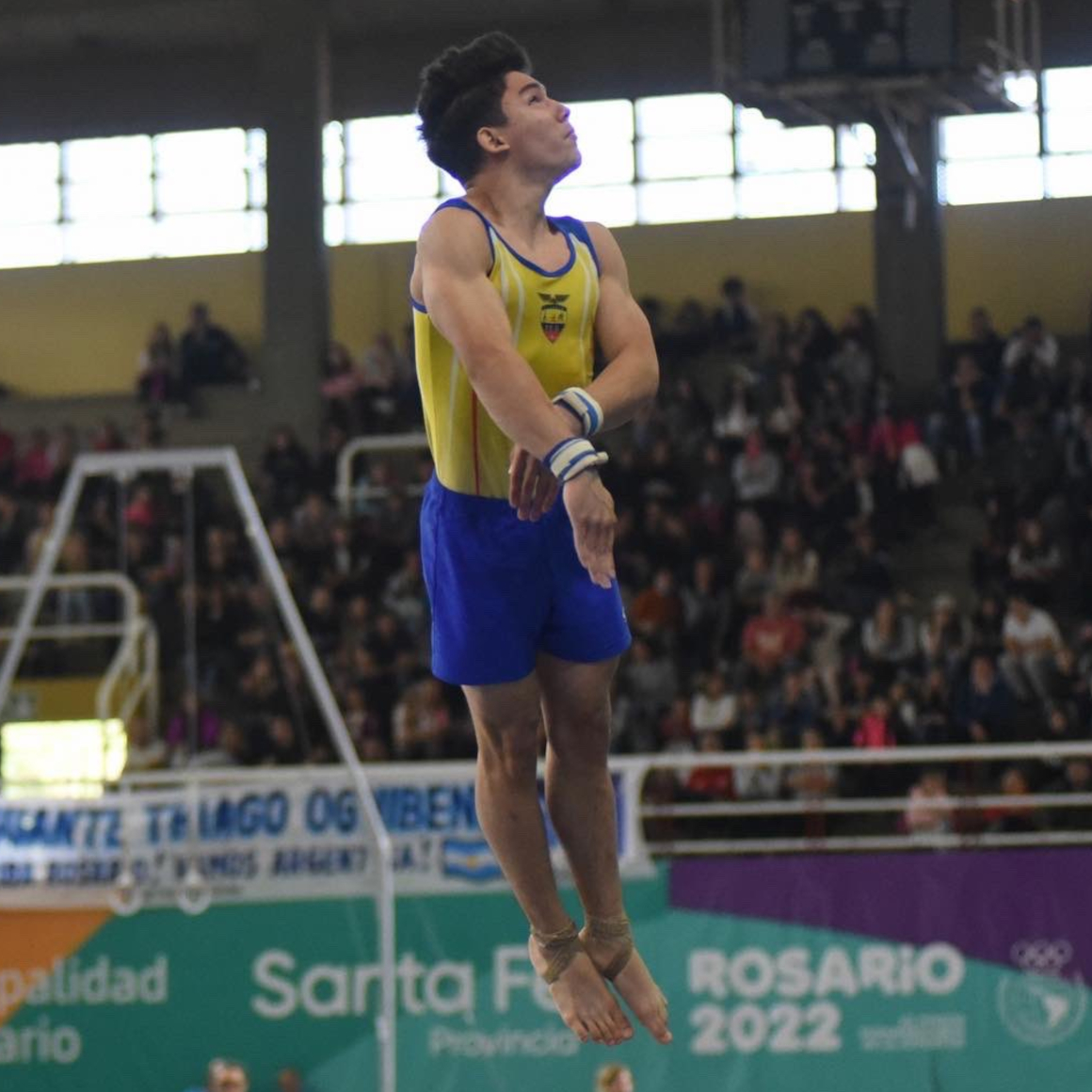 Daniel Chica, durante los Juegos Suramericanos de la Juventud de Rosario 2022.
