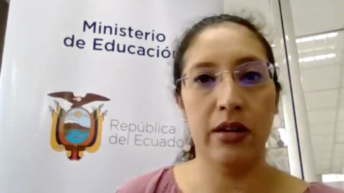 La subsecretaria Diana Castellanos durante la entrevista con PRIMICIAS sobre violencia en colegios. 